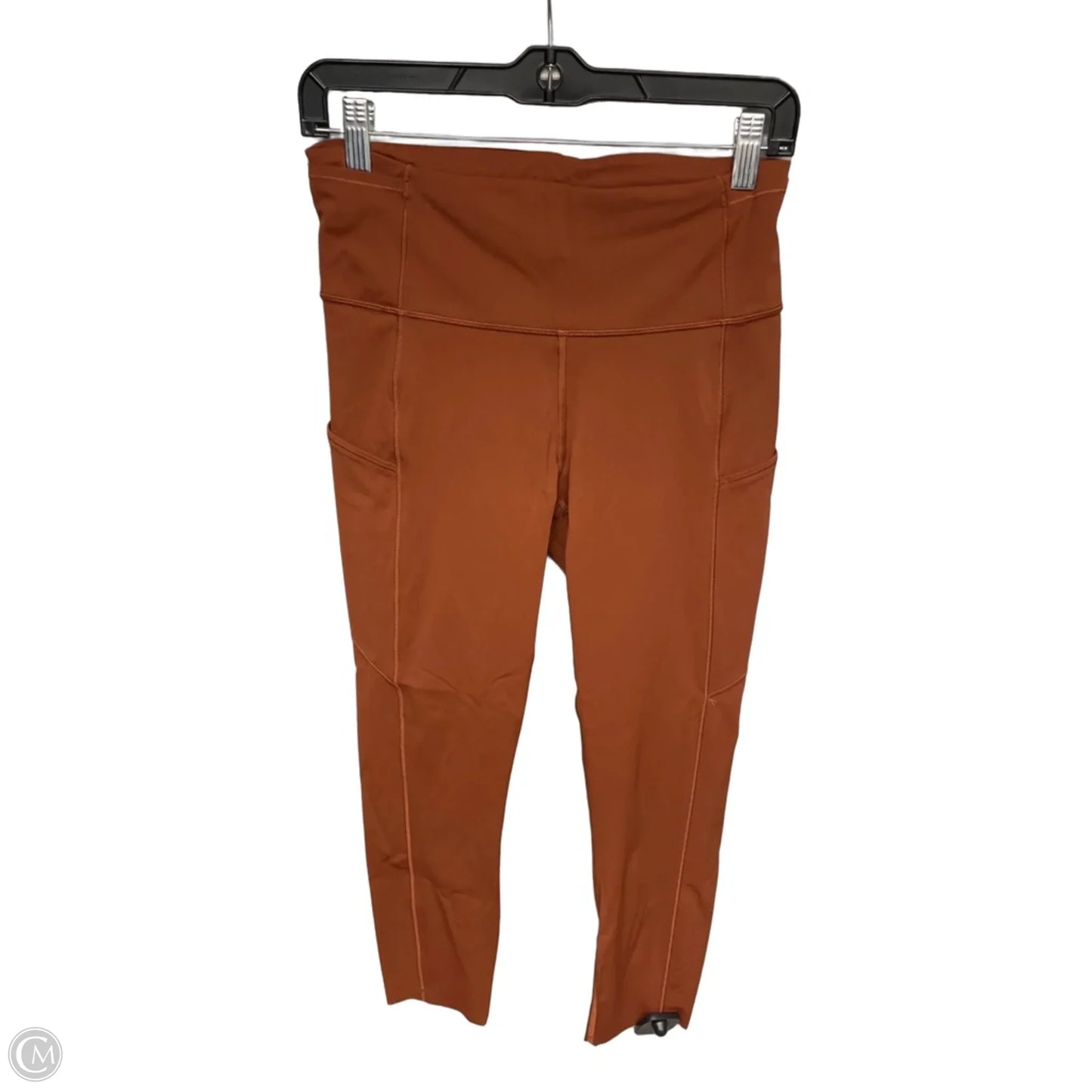 Athletic Pants By Lululemon In Orange, Size: 8