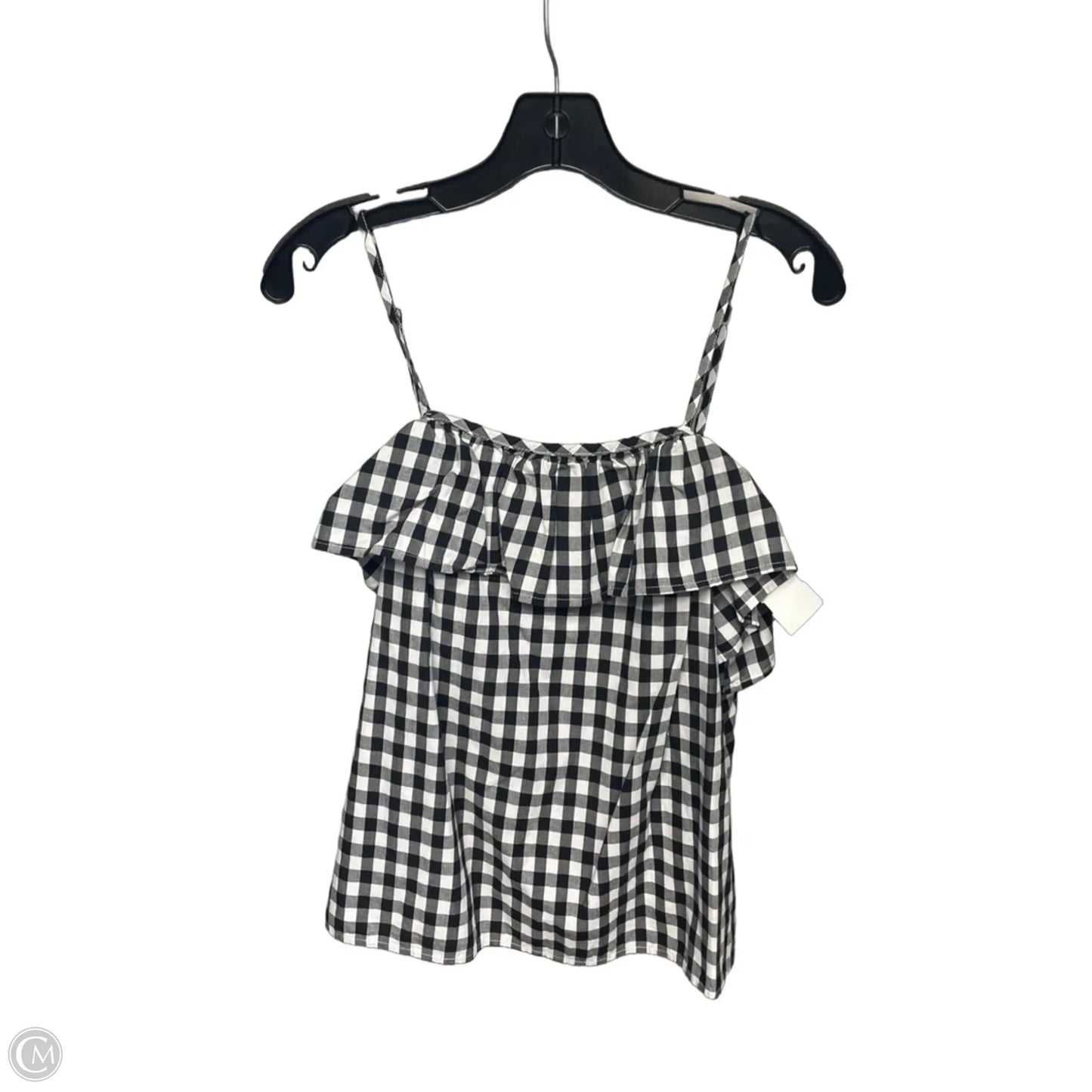 Top Short Sleeve By A New Day In Black & White, Size: M