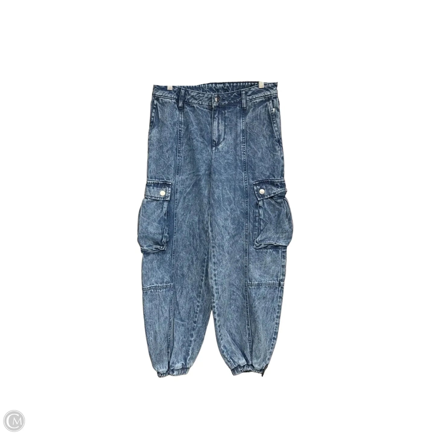 Jeans Wide Leg By Future Collective In Blue Denim, Size: 0