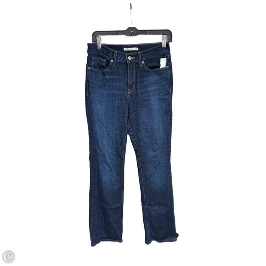 Jeans Boot Cut By Levis In Blue Denim, Size: 4