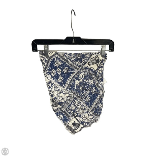 Top Sleeveless By Free People In Blue & Cream, Size: M
