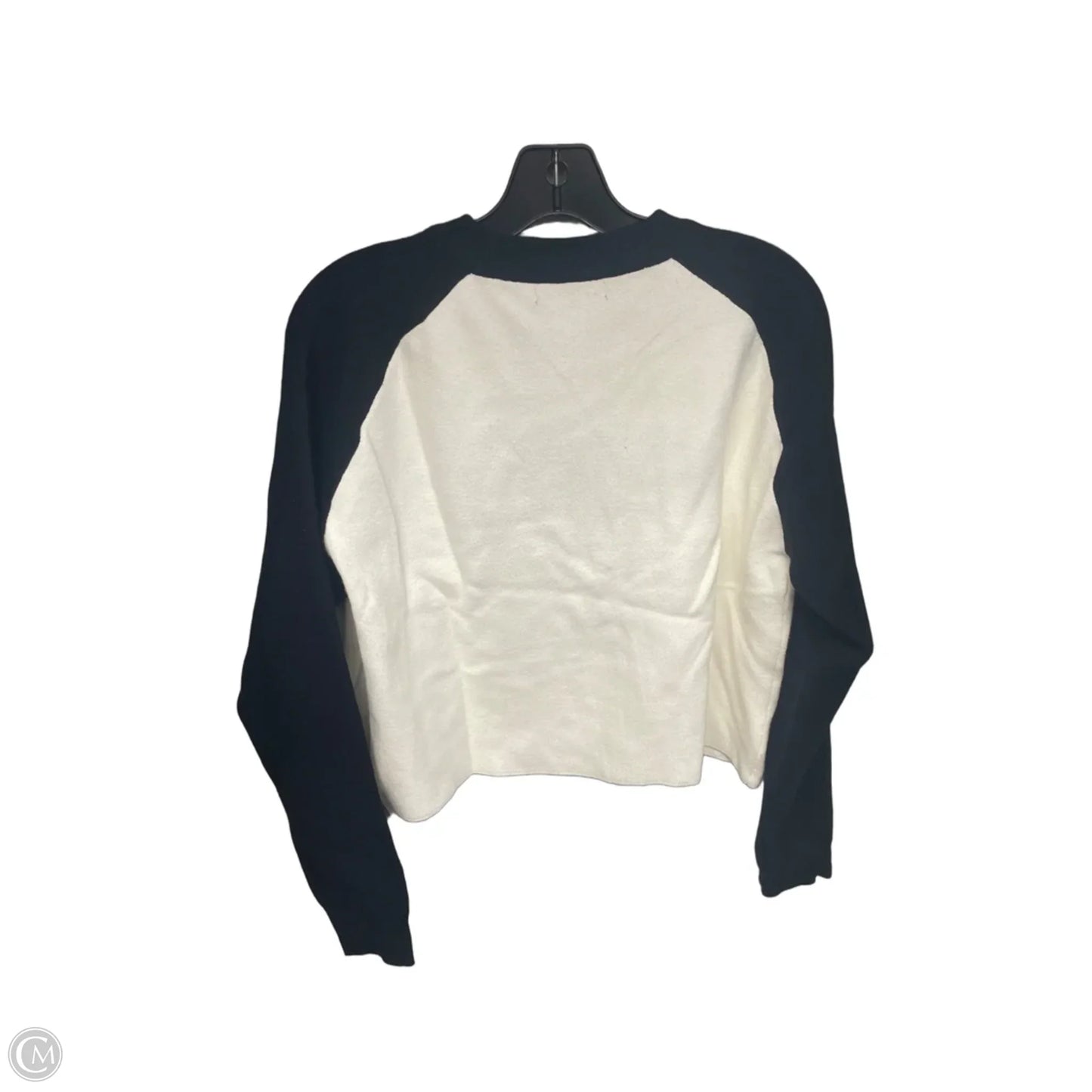 Sweater By Clothes Mentor In Black & White, Size: S
