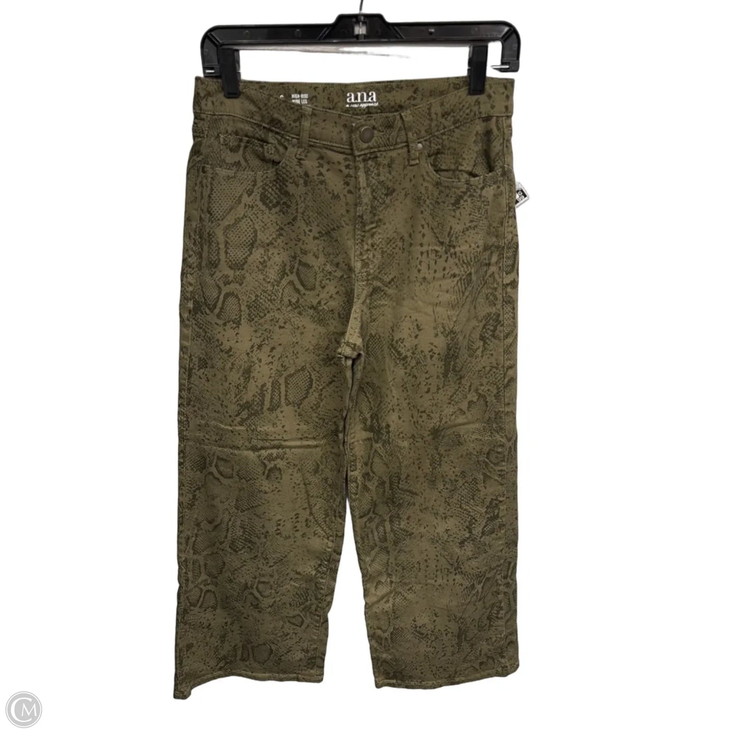 Jeans Wide Leg By Ana In Snakeskin Print, Size: 6