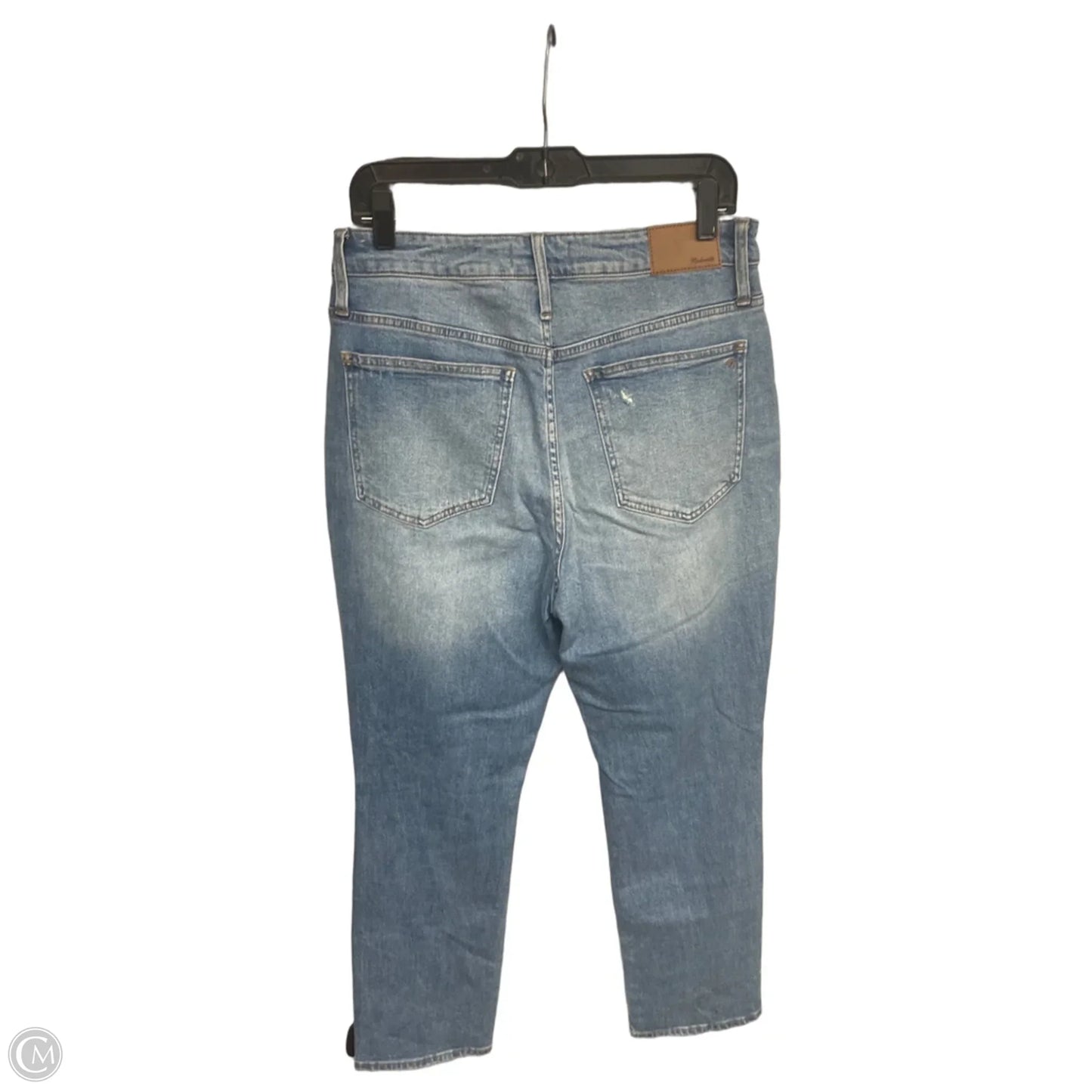 Jeans Straight By Madewell In Blue Denim, Size: 8