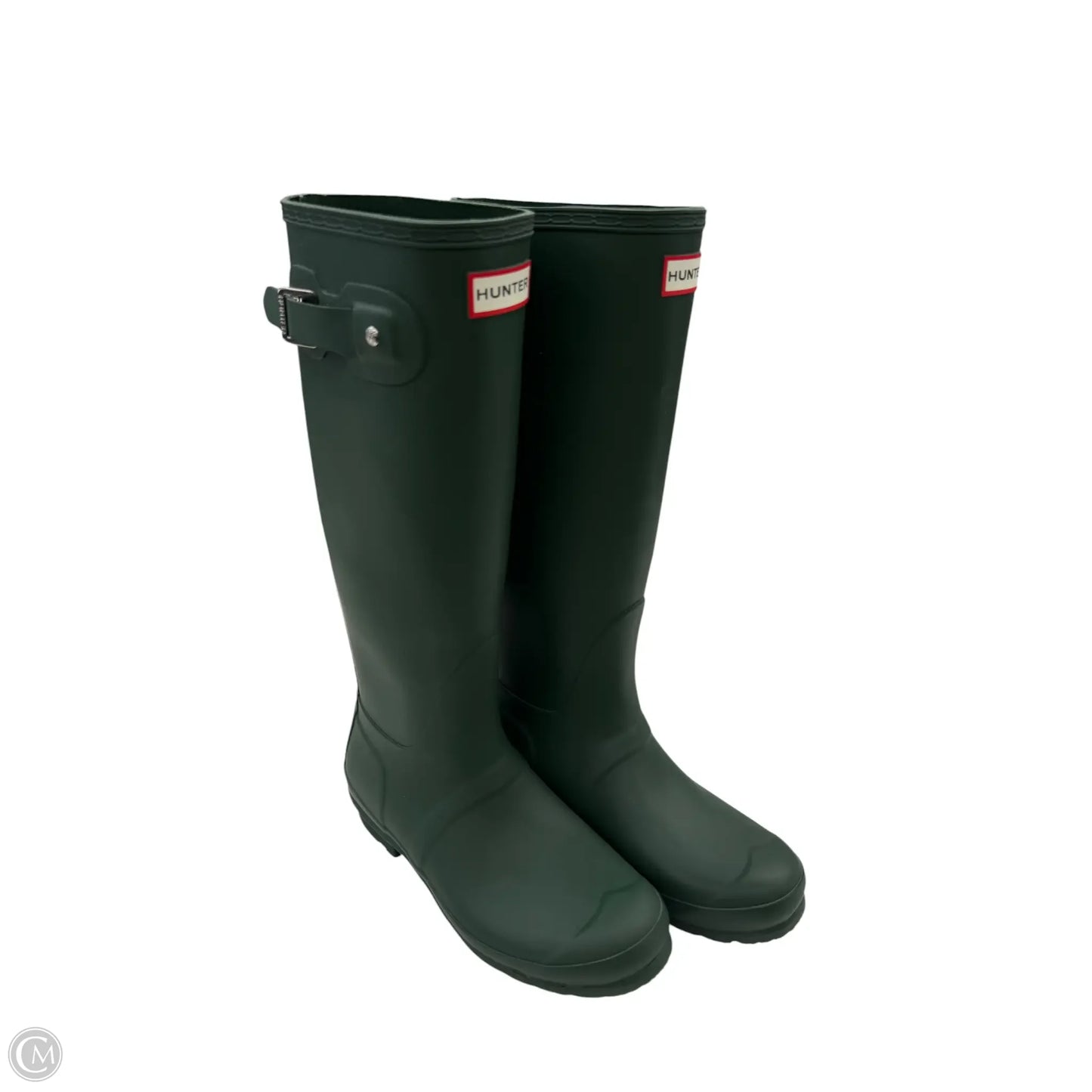 Boots Rain By Hunter In Green, Size: 7