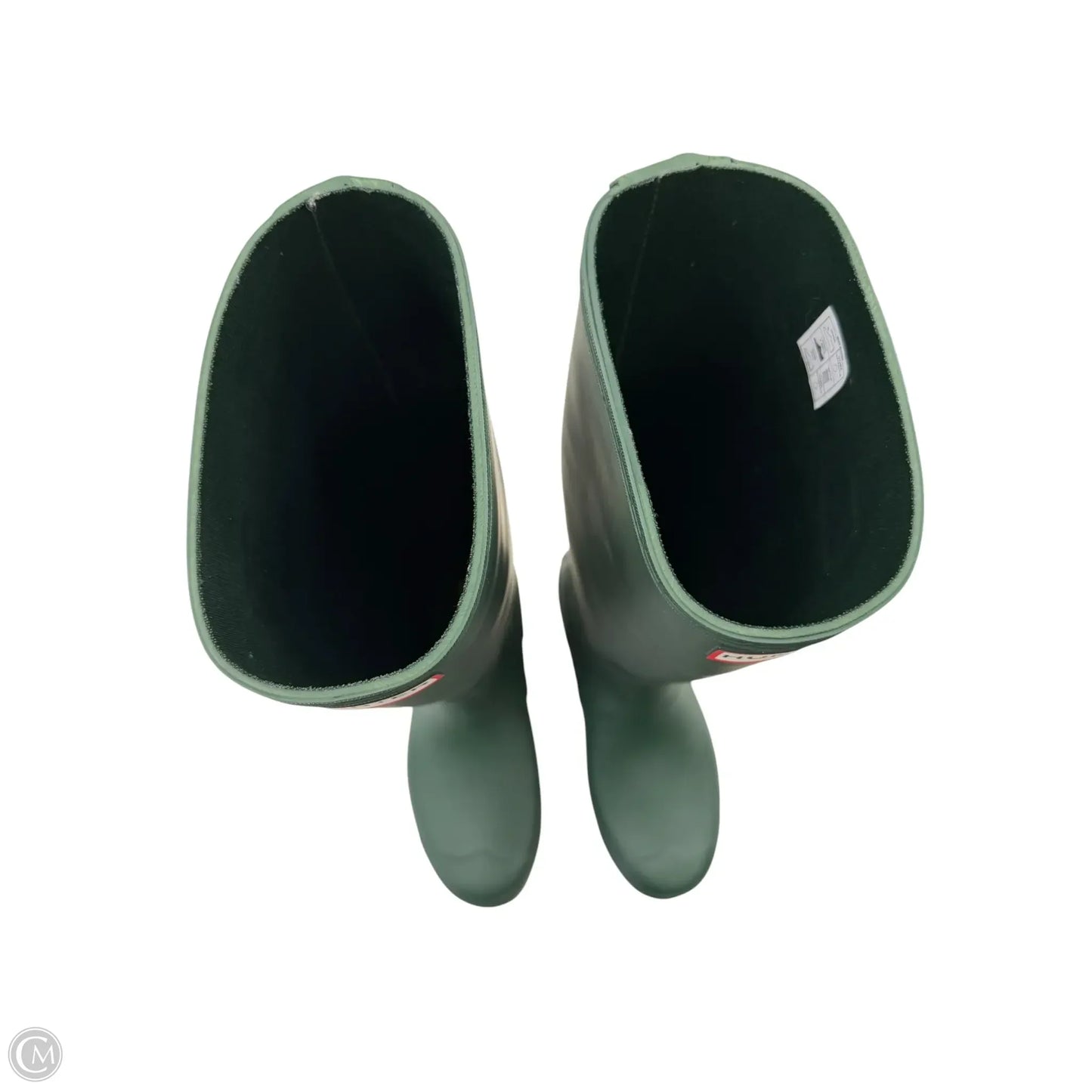 Boots Rain By Hunter In Green, Size: 7