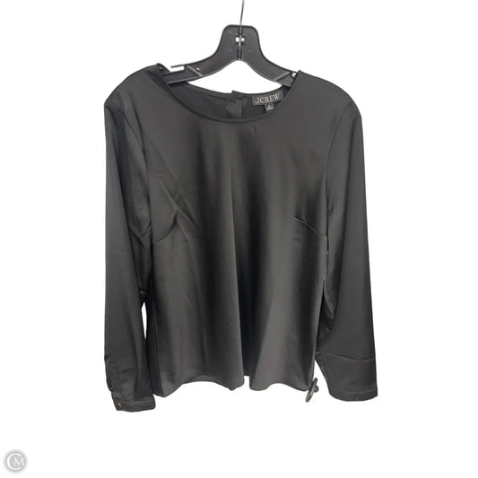 Top Long Sleeve By J. Crew In Black, Size: M