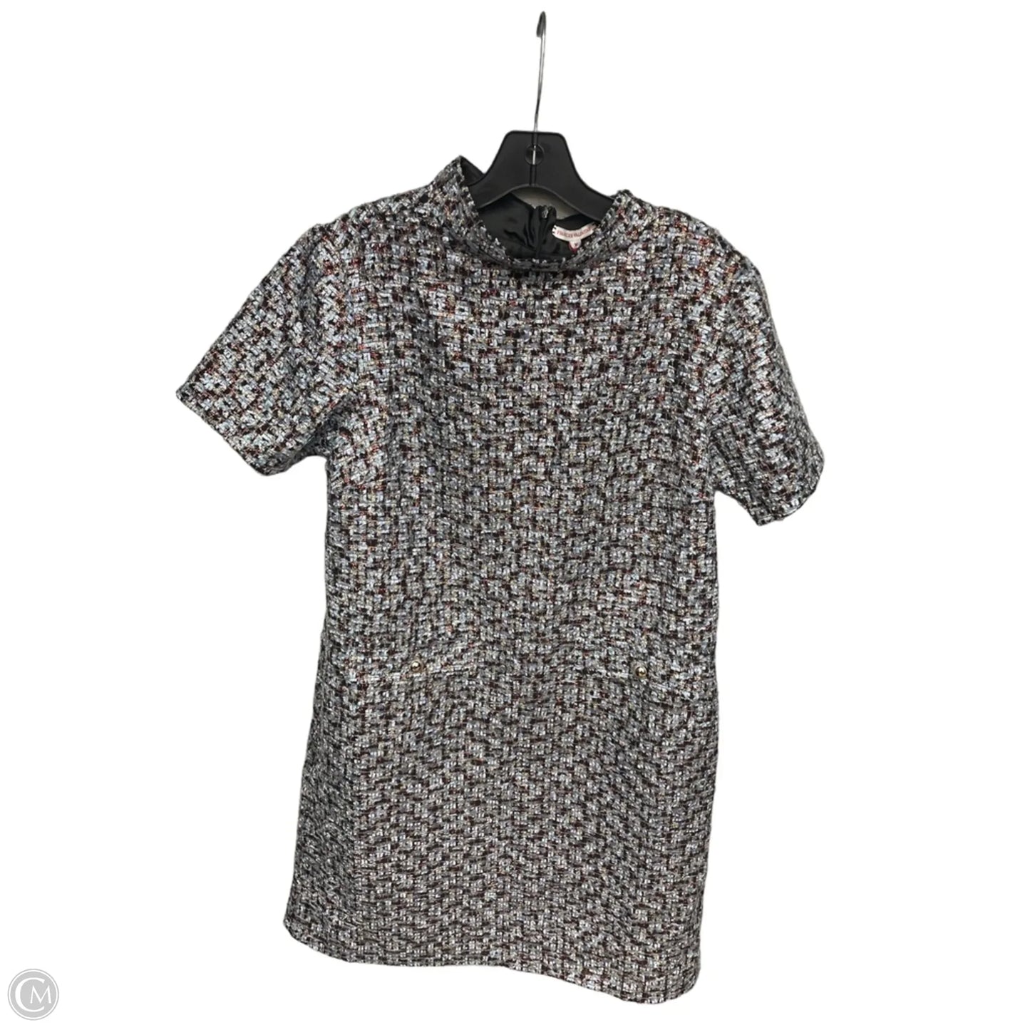 Dress Work By Clothes Mentor In Blue & Brown, Size: M