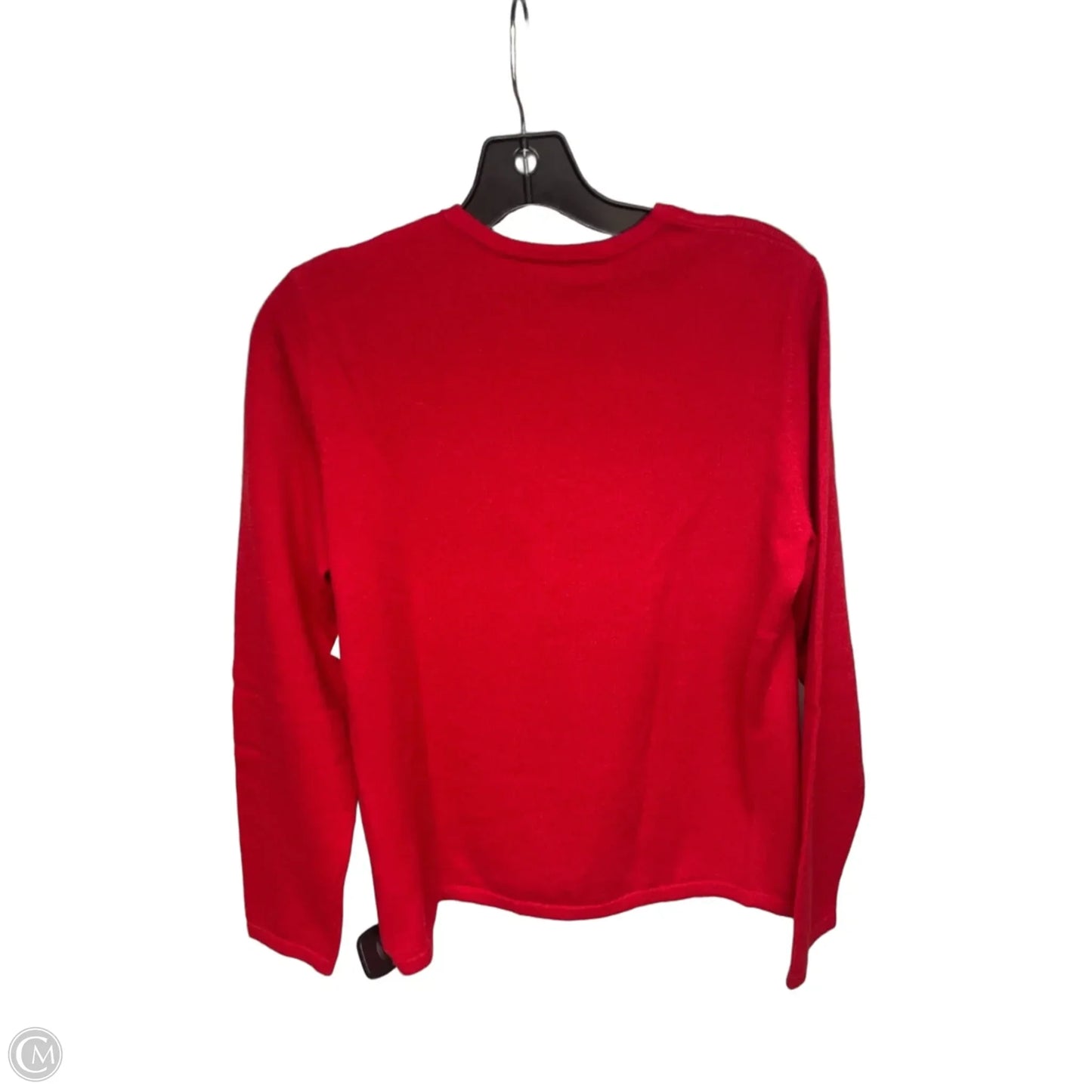 Top Long Sleeve By Lands End In Red, Size: M