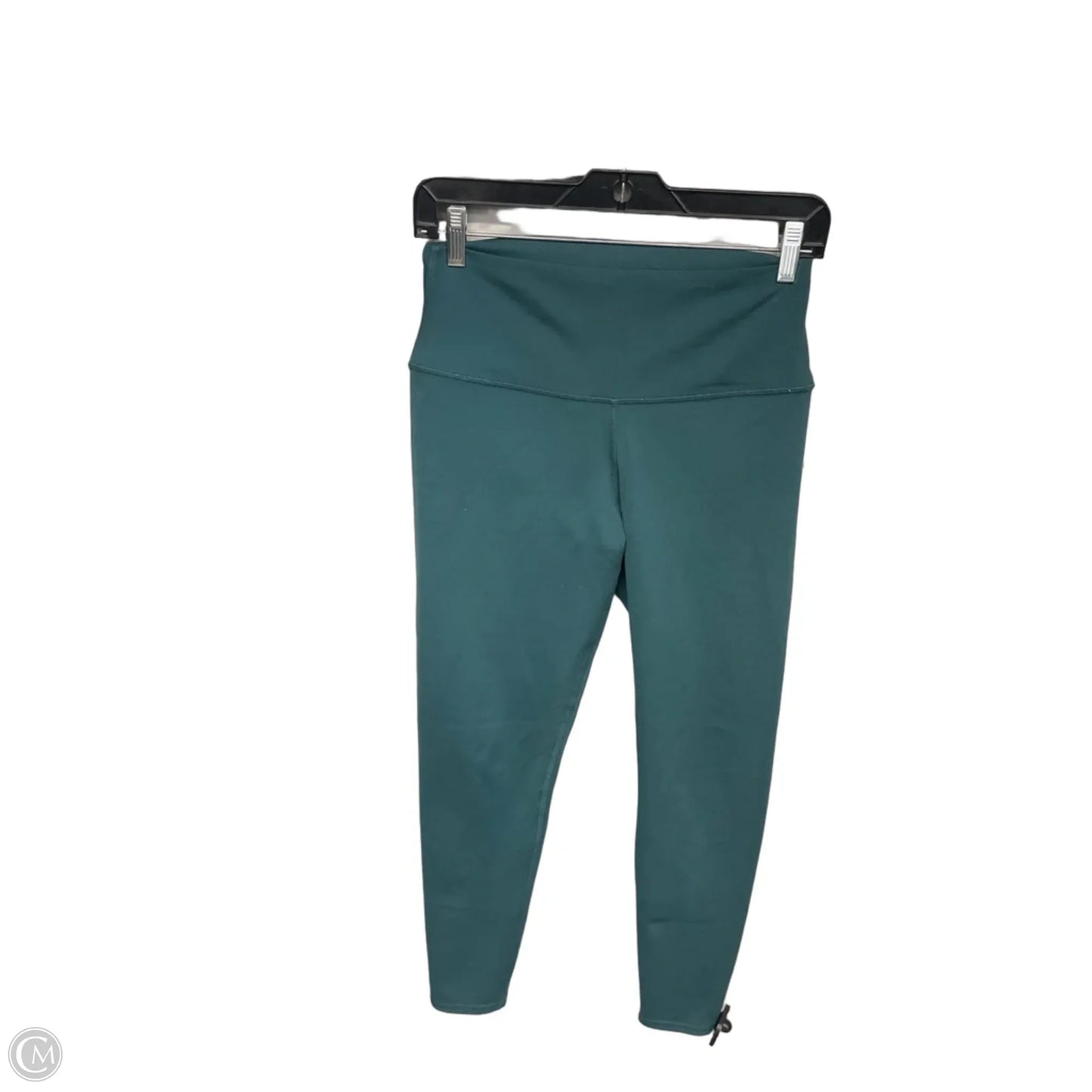 Athletic Leggings By Alo In Teal, Size: M