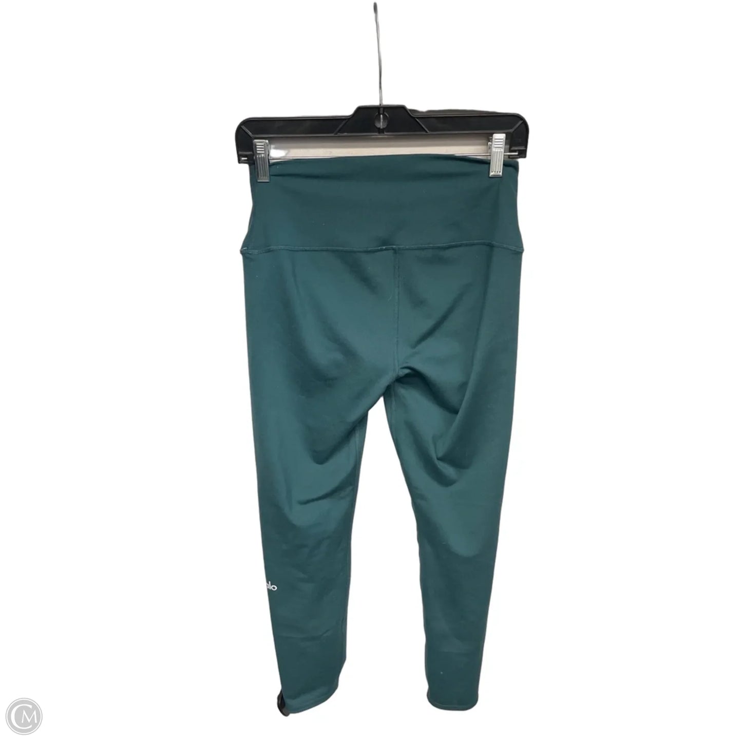 Athletic Leggings By Alo In Teal, Size: M
