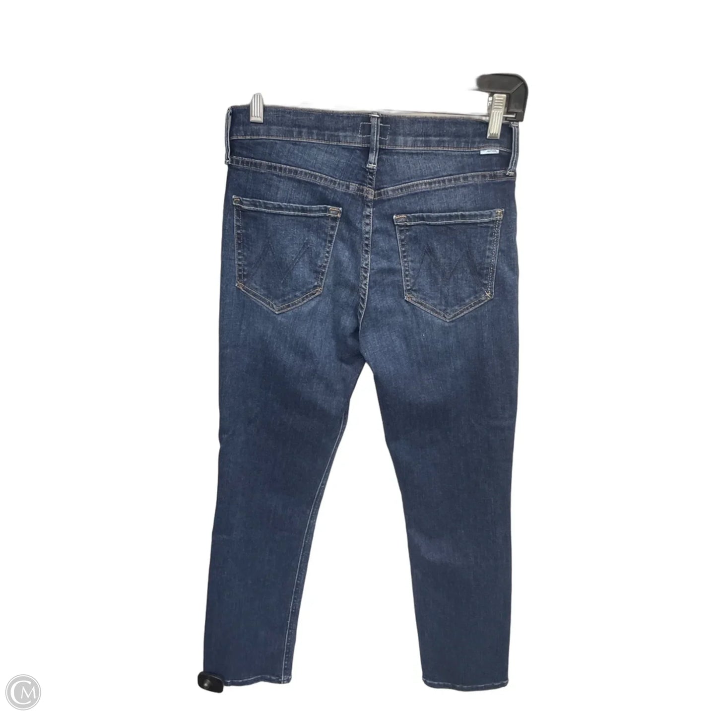 Jeans Cropped By Mother In Blue Denim, Size: 4