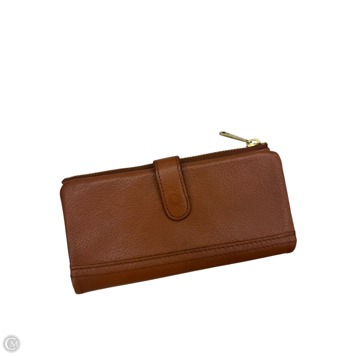 Wallet Leather By Fossil, Size: Medium