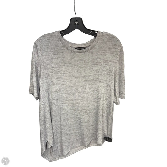 Top Short Sleeve By Banana Republic In Grey, Size: S