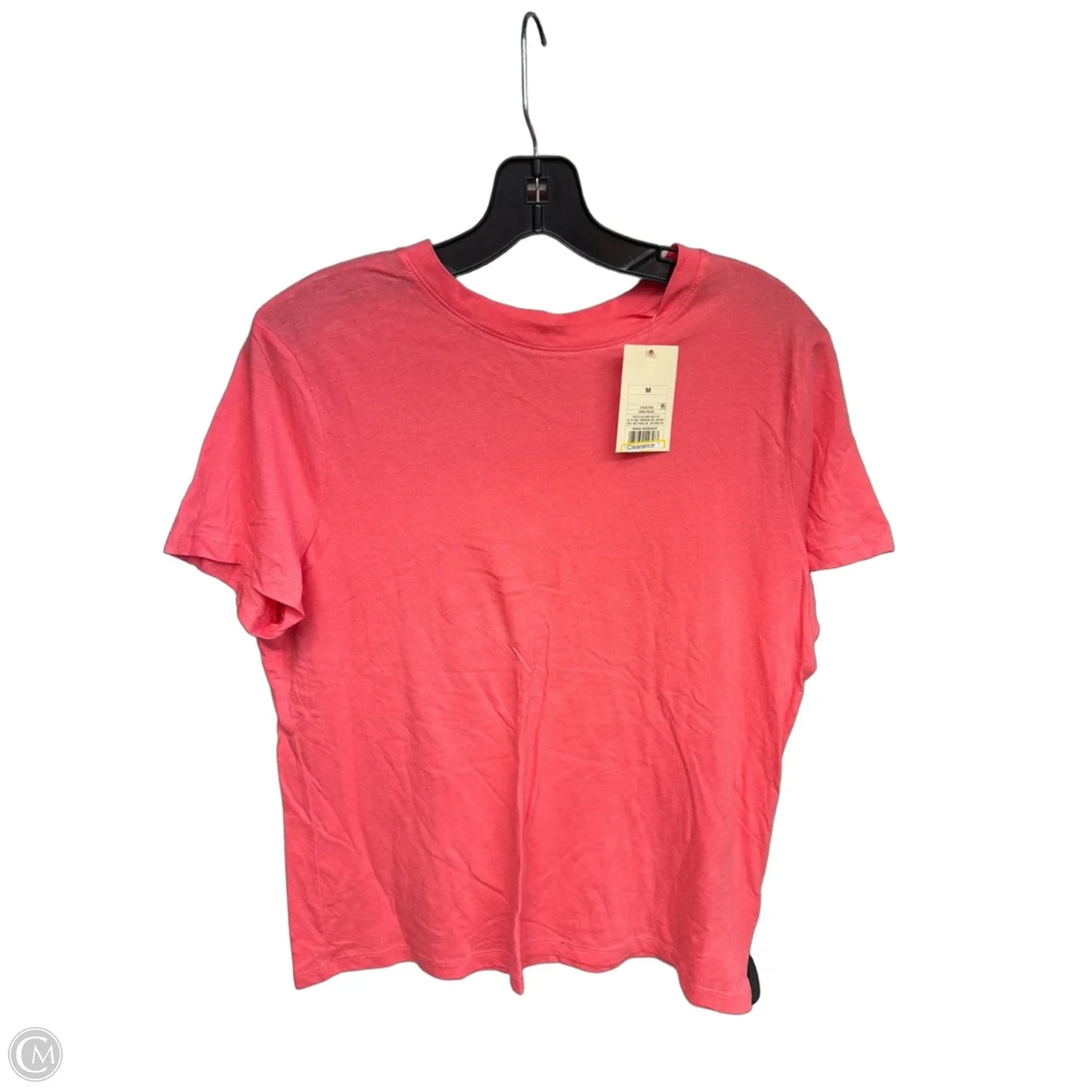 Top Short Sleeve By A New Day In Coral, Size: M
