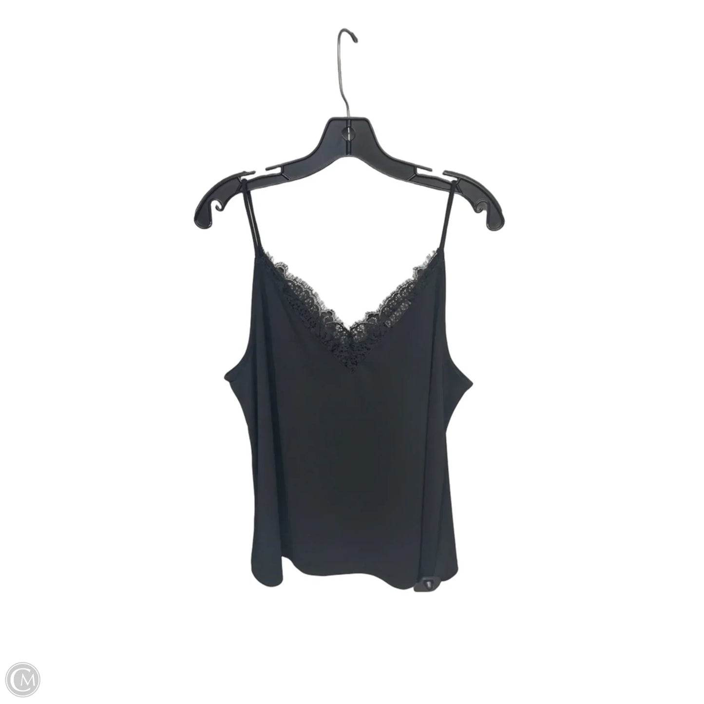 Top Sleeveless By H&m In Black, Size: L