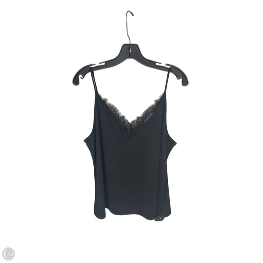 Top Sleeveless By H&m In Black, Size: L