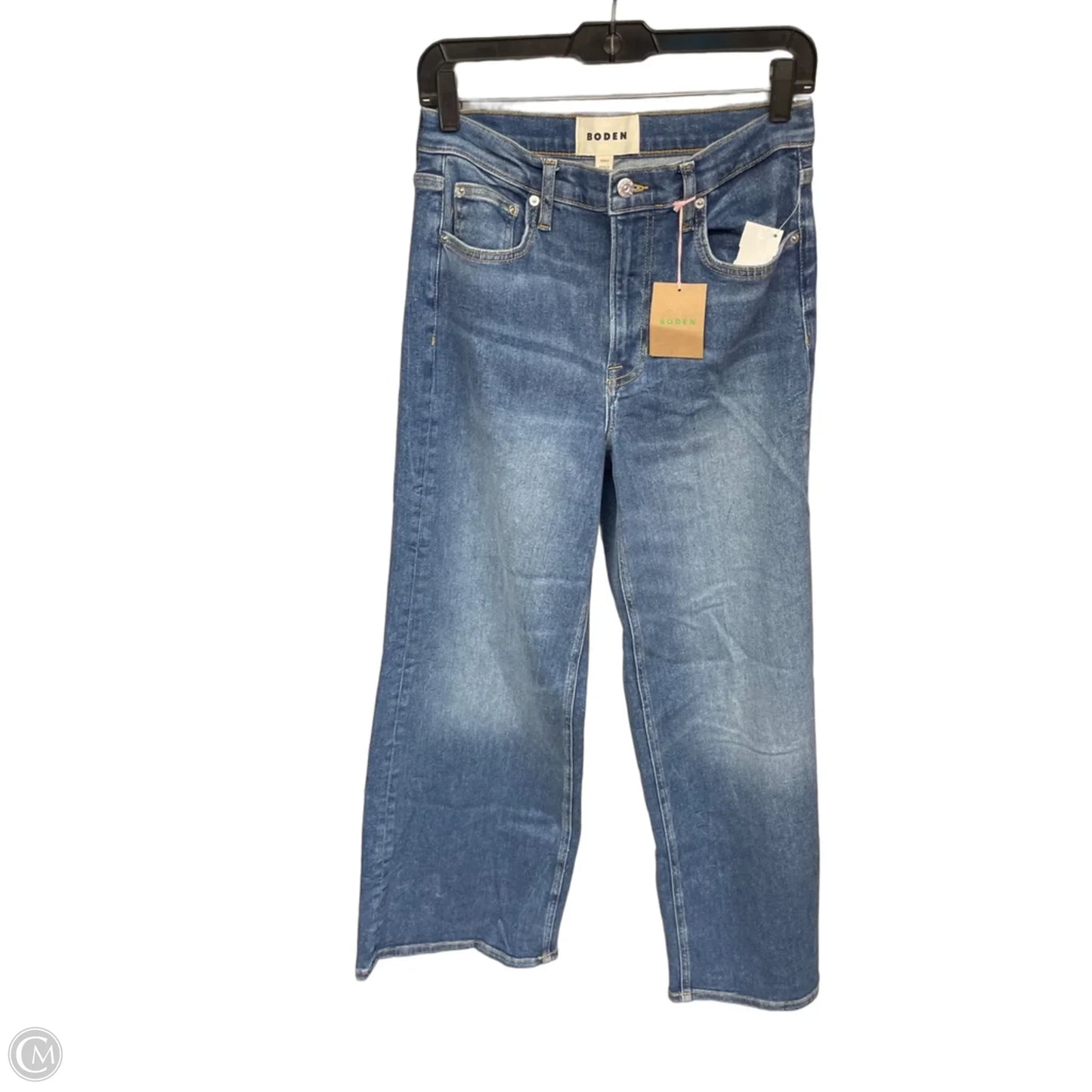 Jeans Wide Leg By Boden In Blue Denim, Size: 6