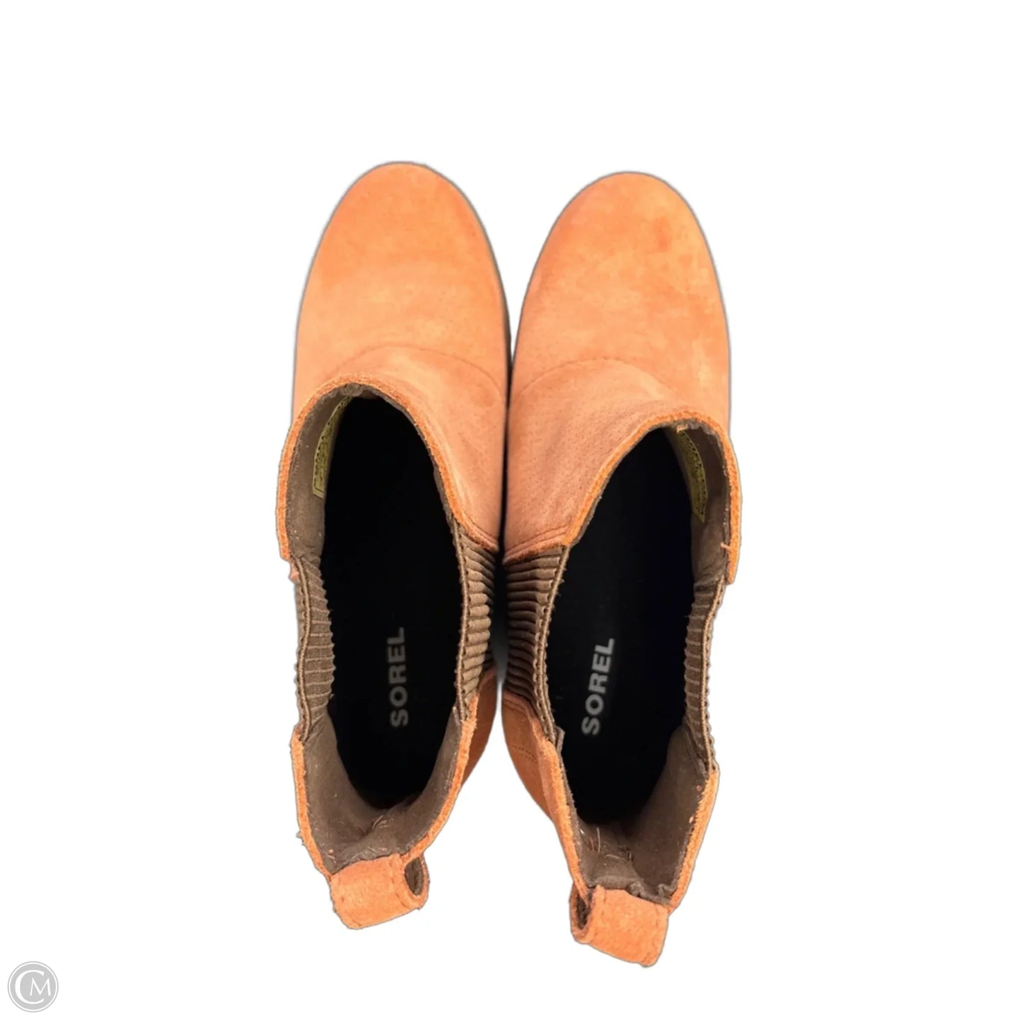 Boots Ankle Heels By Sorel In Orange, Size: 8