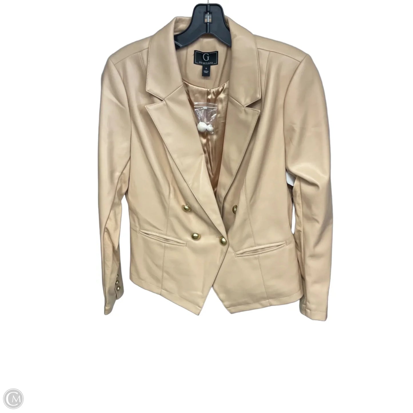 Blazer By G By Giuliana In Tan, Size: M