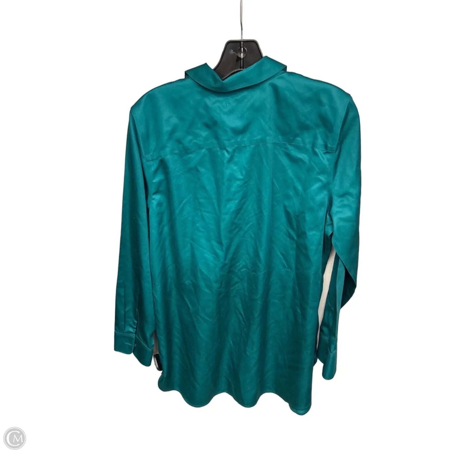 Top Long Sleeve By Chicos In Green, Size: L