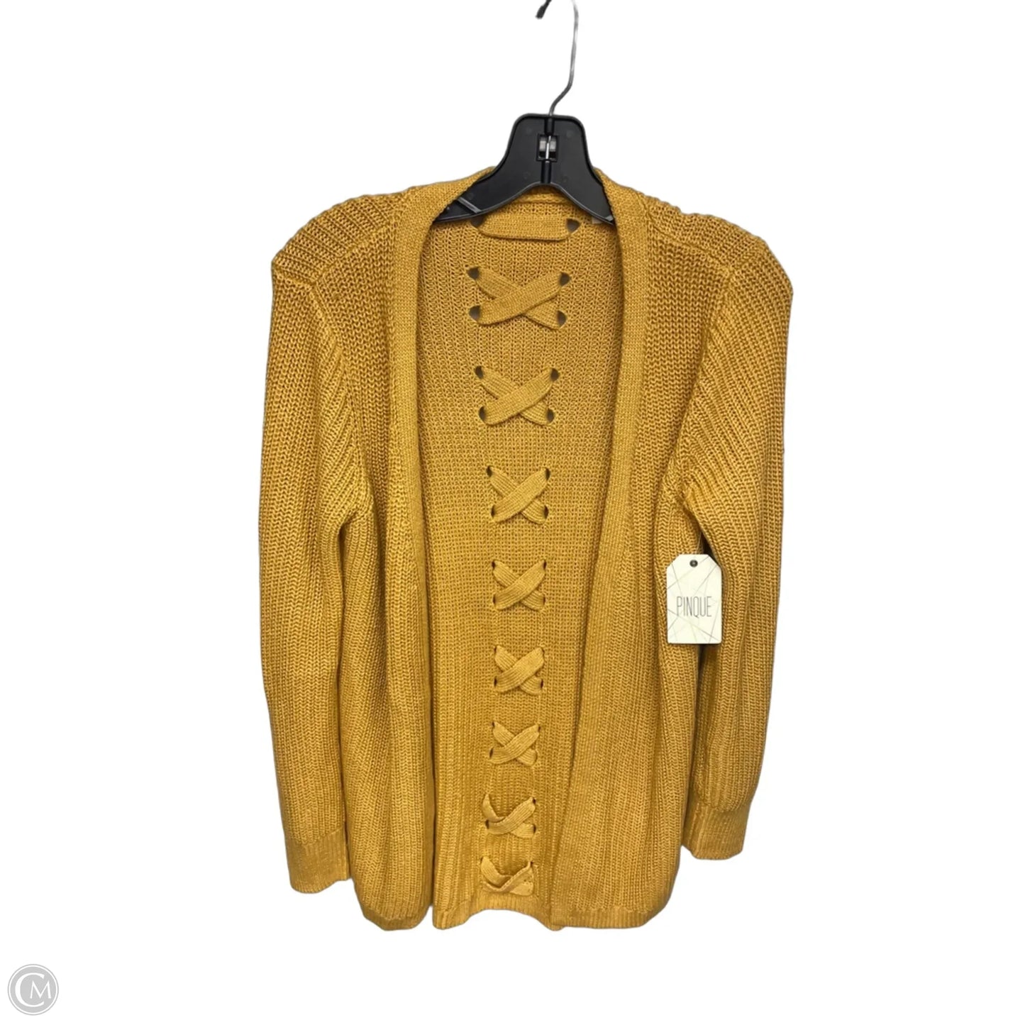 Cardigan By Clothes Mentor In Yellow, Size: S
