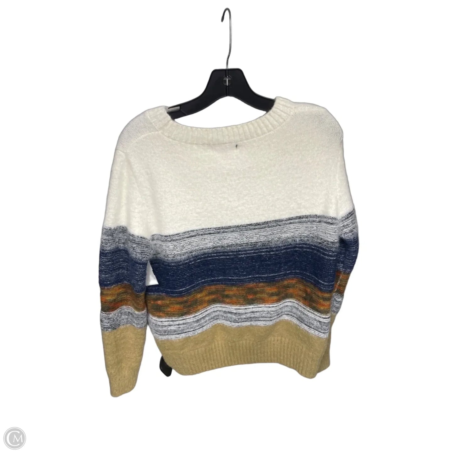 Sweater By Fate In Blue & Cream, Size: S