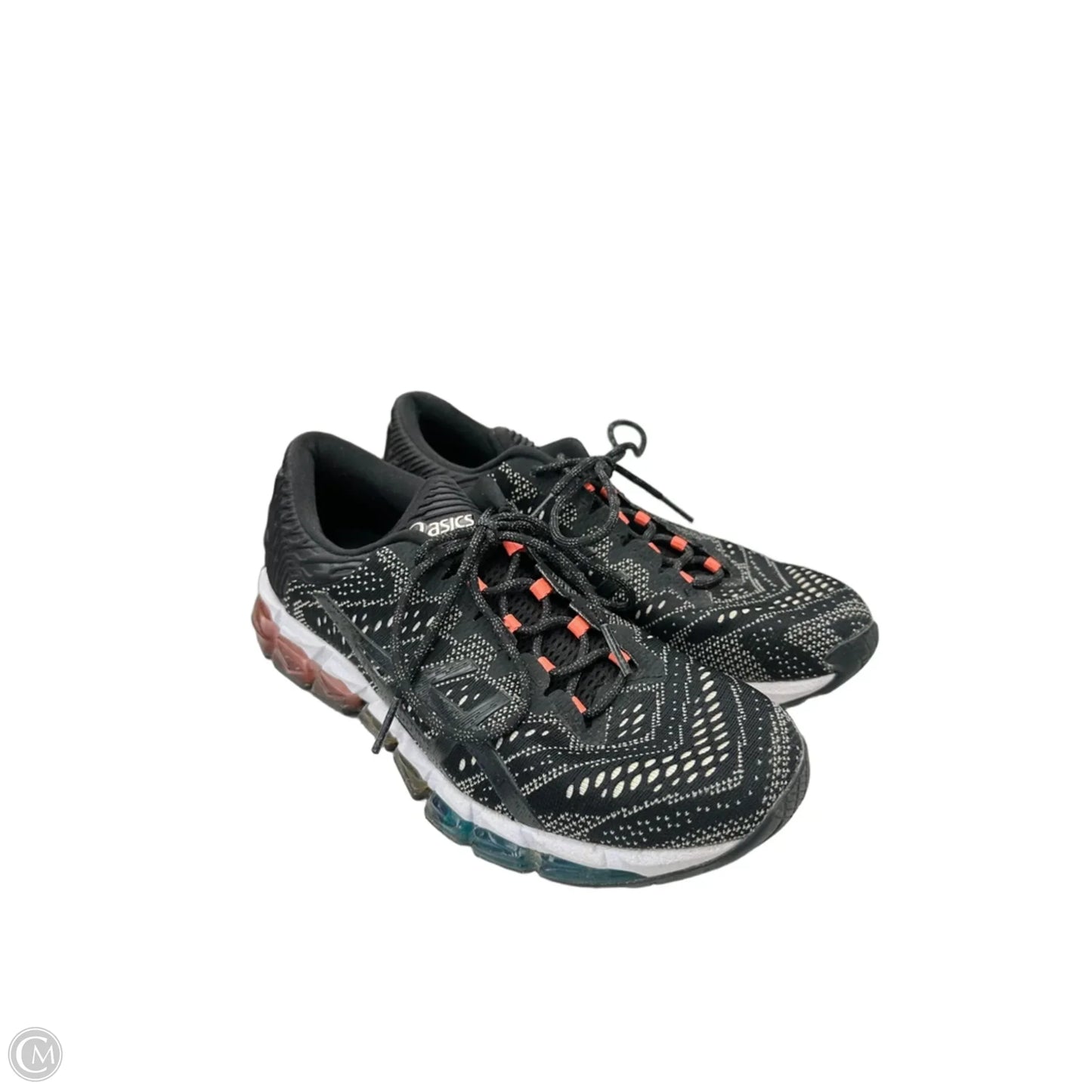 Shoes Athletic By Asics In Black & White, Size: 7.5
