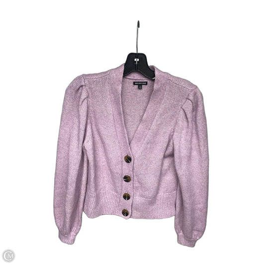 Cardigan By Who What Wear In Purple, Size: S