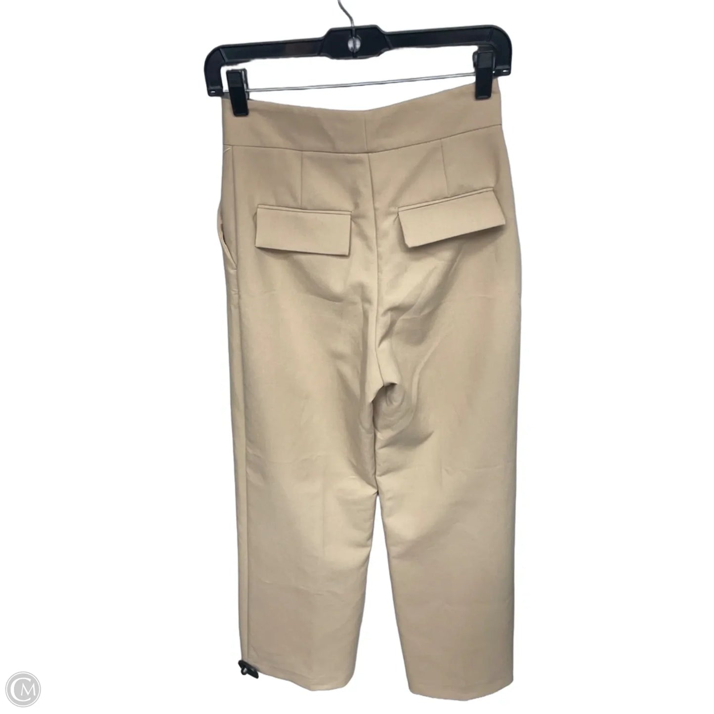 Pants Wide Leg By Zara In Tan, Size: Xs