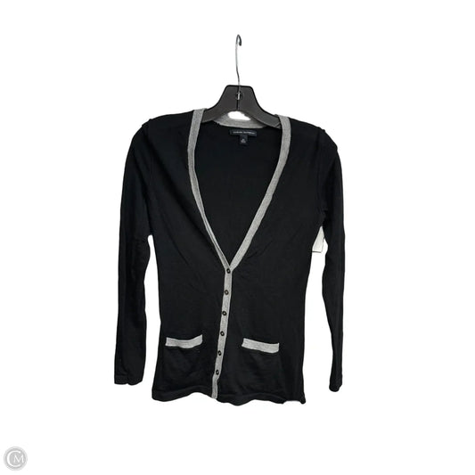 Cardigan By Banana Republic In Black & Grey, Size: Xs
