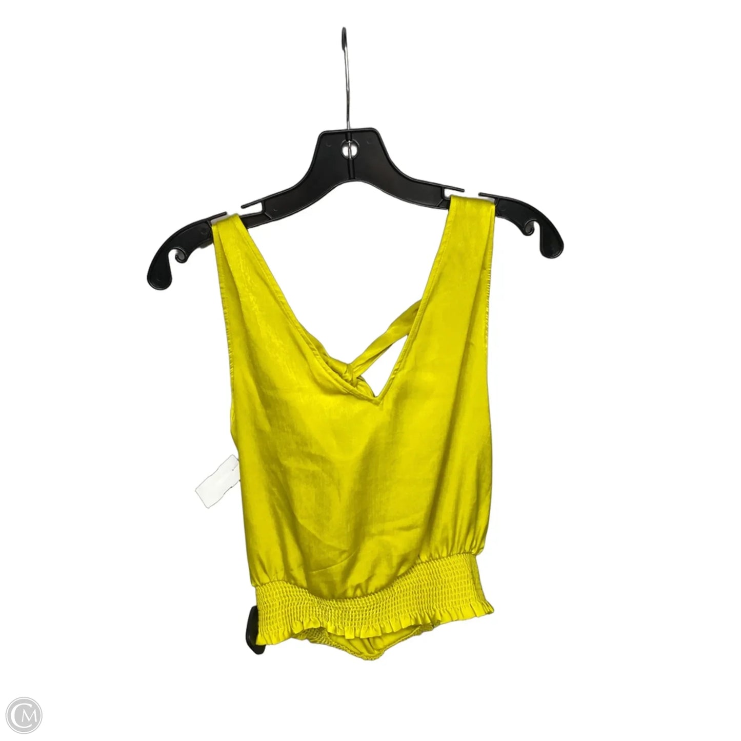 Top Sleeveless By Maeve In Yellow, Size: 4