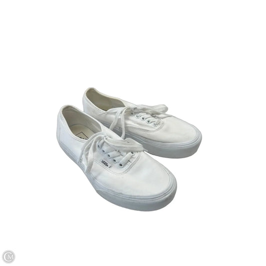 Shoes Sneakers By Vans In White, Size: 8