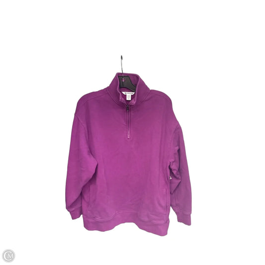 Sweatshirt Collar By Athleta In Purple, Size: M