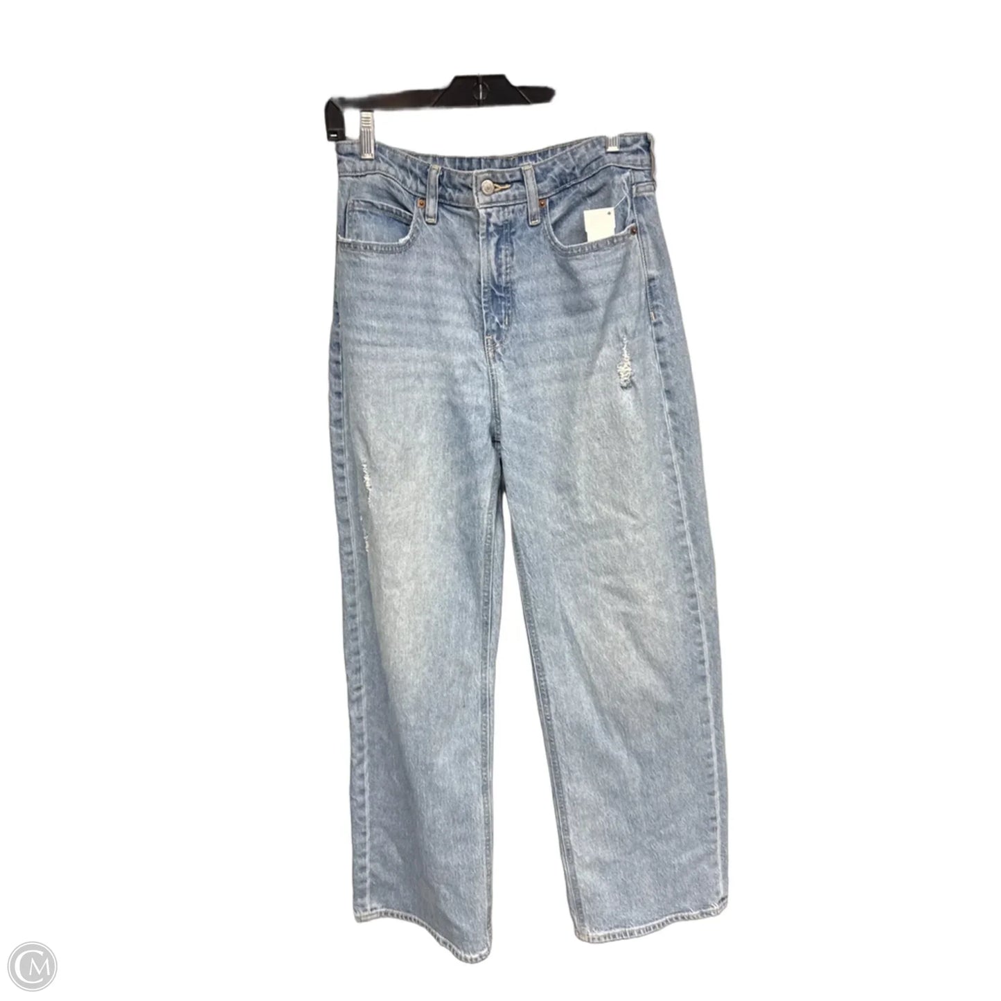 Jeans Wide Leg By Old Navy In Blue Denim, Size: 8