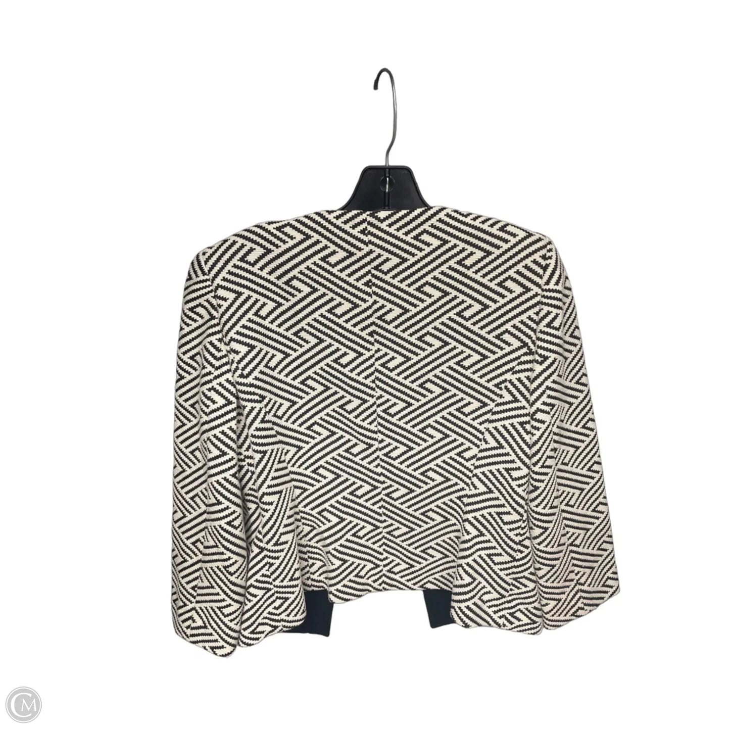 Blazer By Tahari In Black & Cream, Size: 2