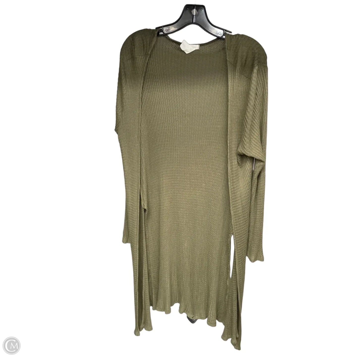 Cardigan By Clothes Mentor In Green, Size: M