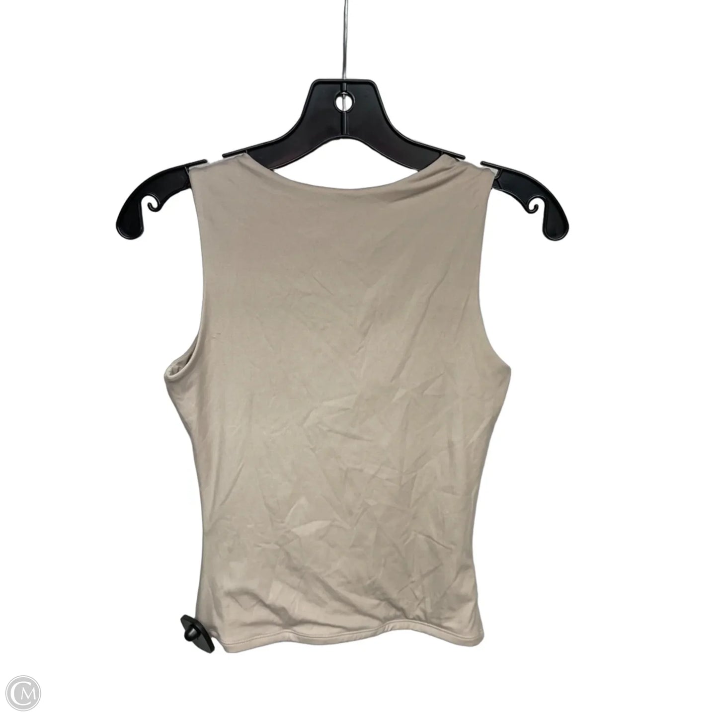 Top Sleeveless Basic By Qinsen In Taupe, Size: M
