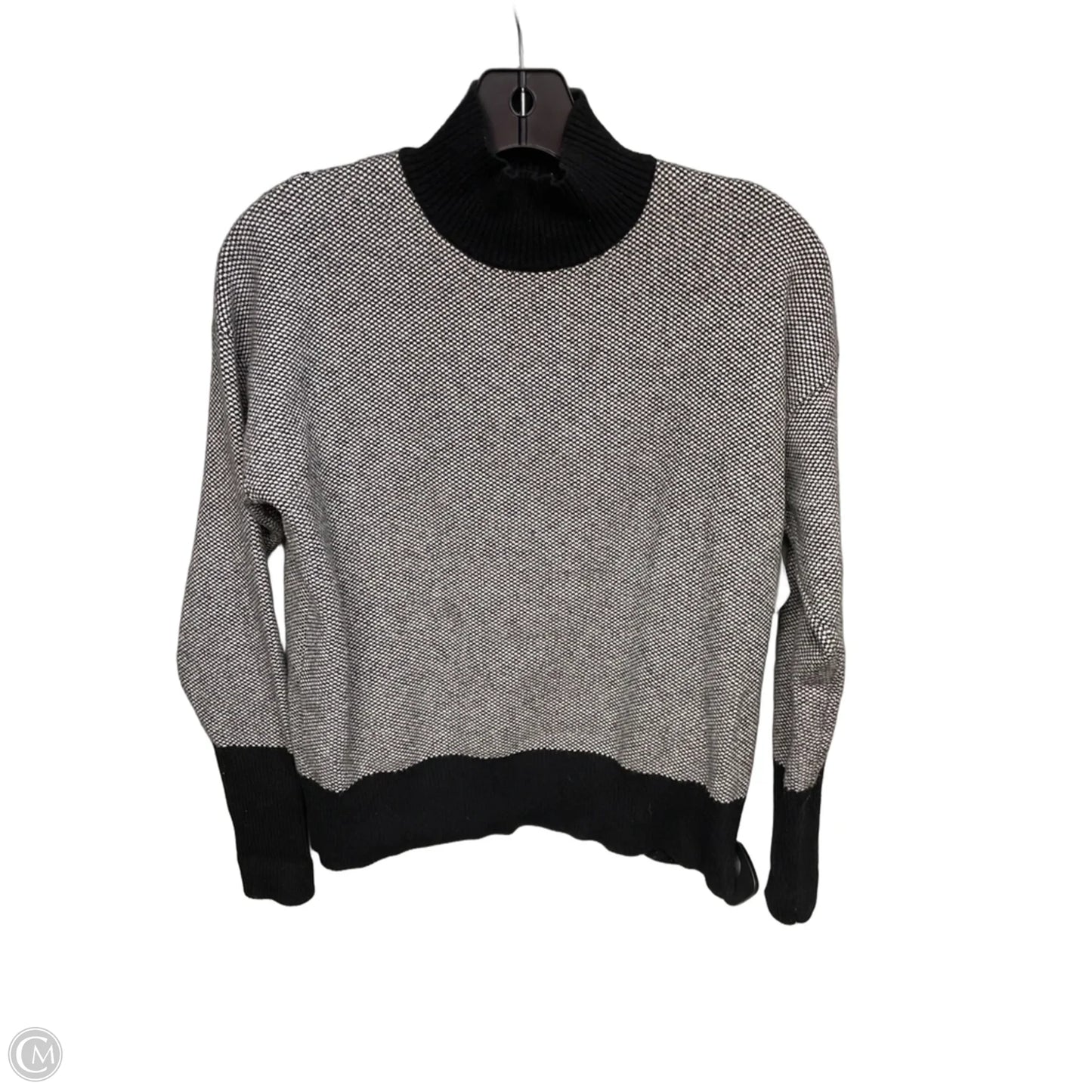 Sweater By Rachel Zoe In Black & White, Size: M