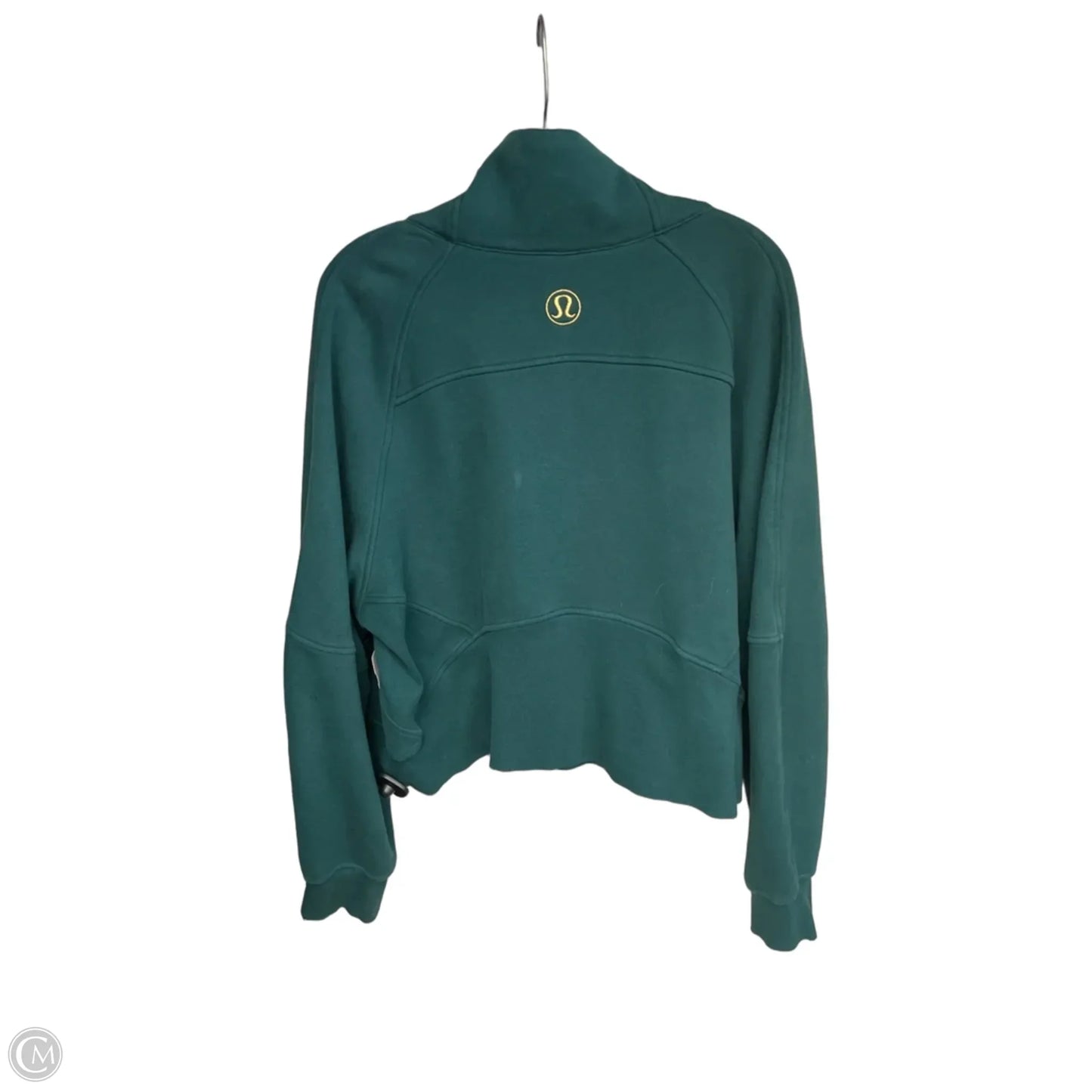 Athletic Sweatshirt Collar By Lululemon In Teal, Size: Xl
