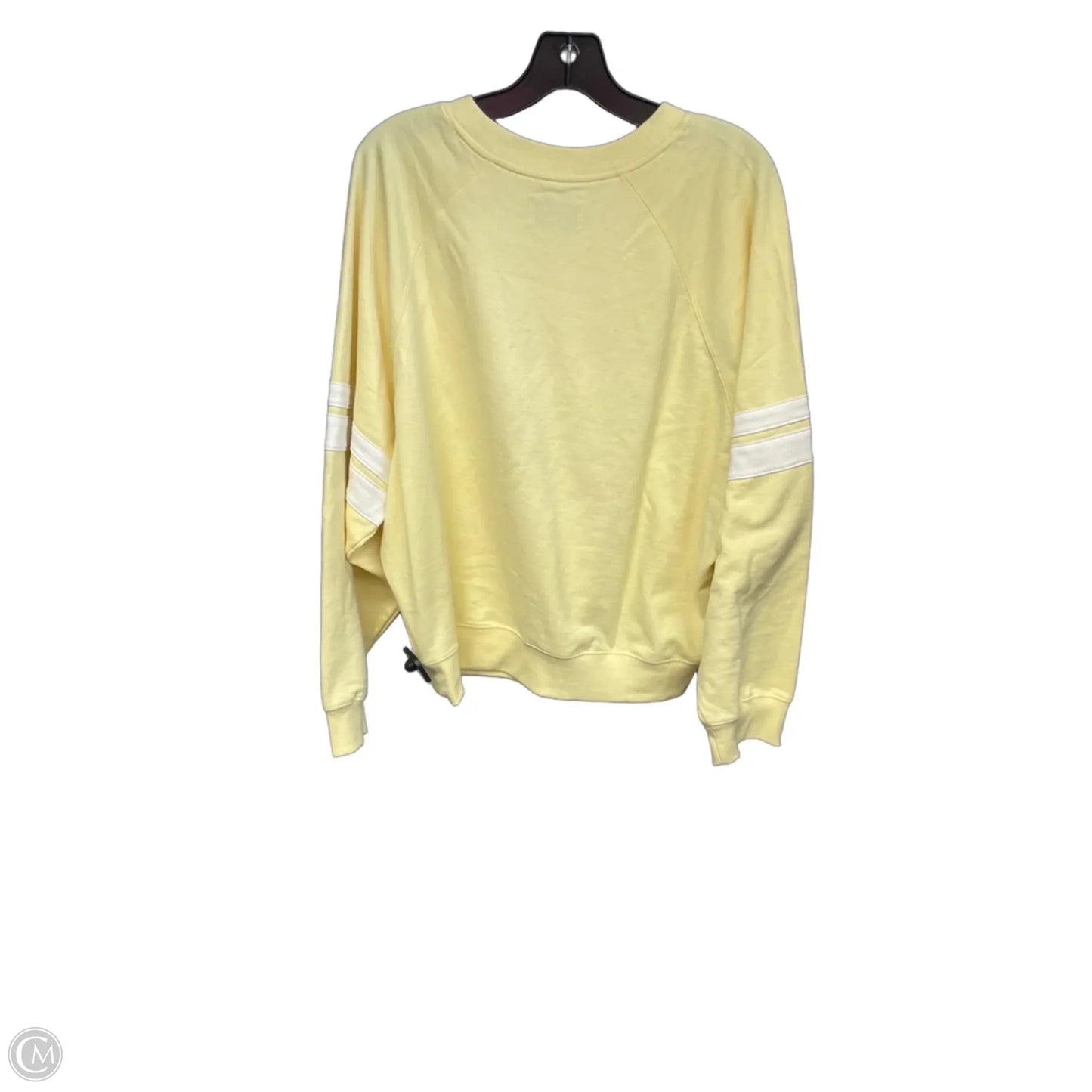 Sweatshirt Crewneck By Old Navy In Yellow, Size: L