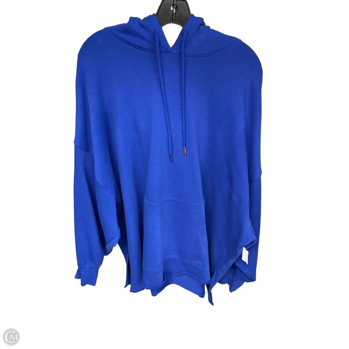 Sweatshirt Hoodie By Athleta In Blue, Size: L