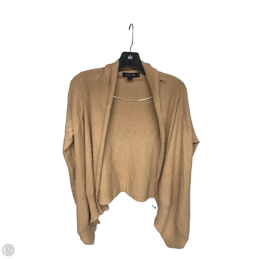 Cardigan By Love Tree In Tan, Size: L