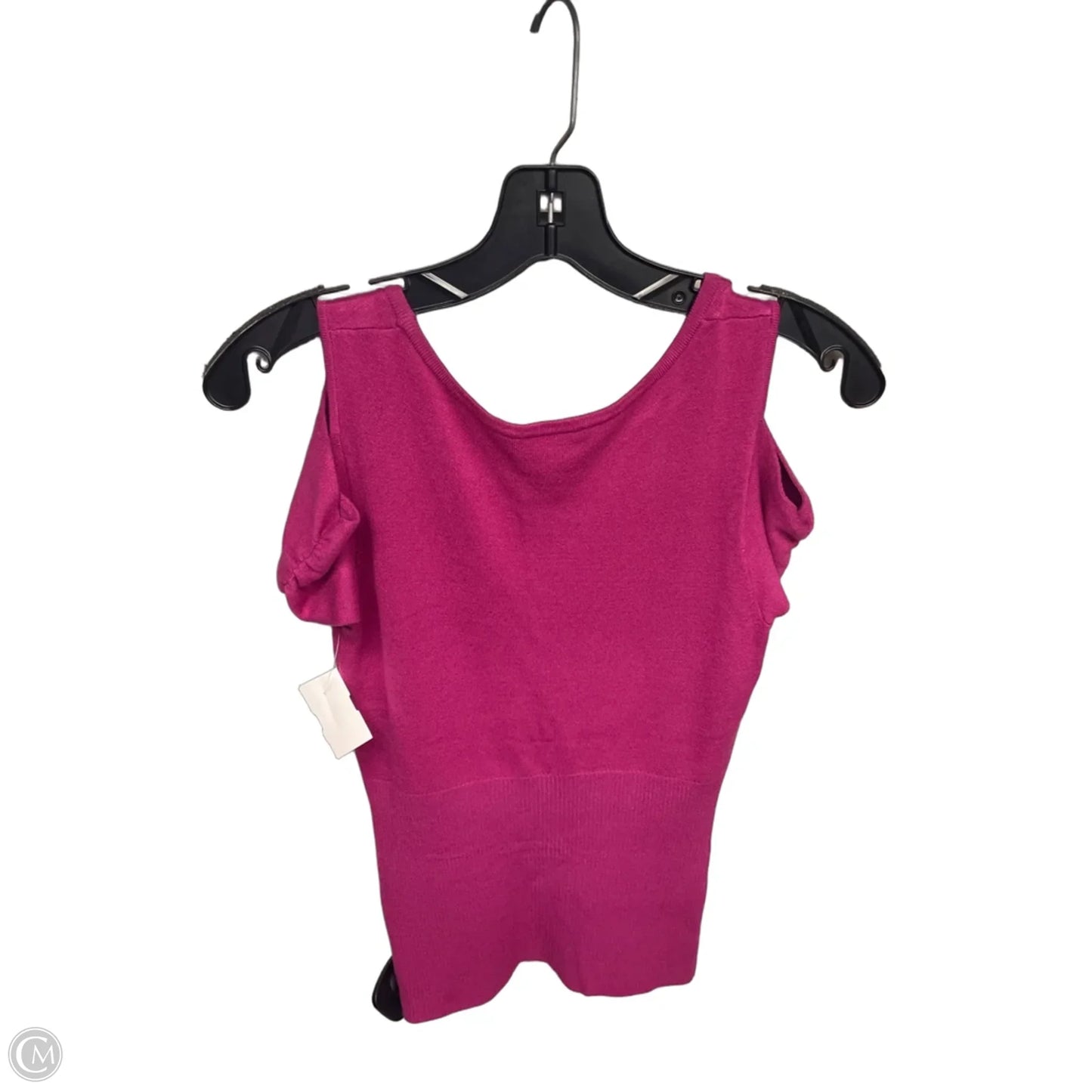 Top Short Sleeve By Bebe In Pink, Size: M