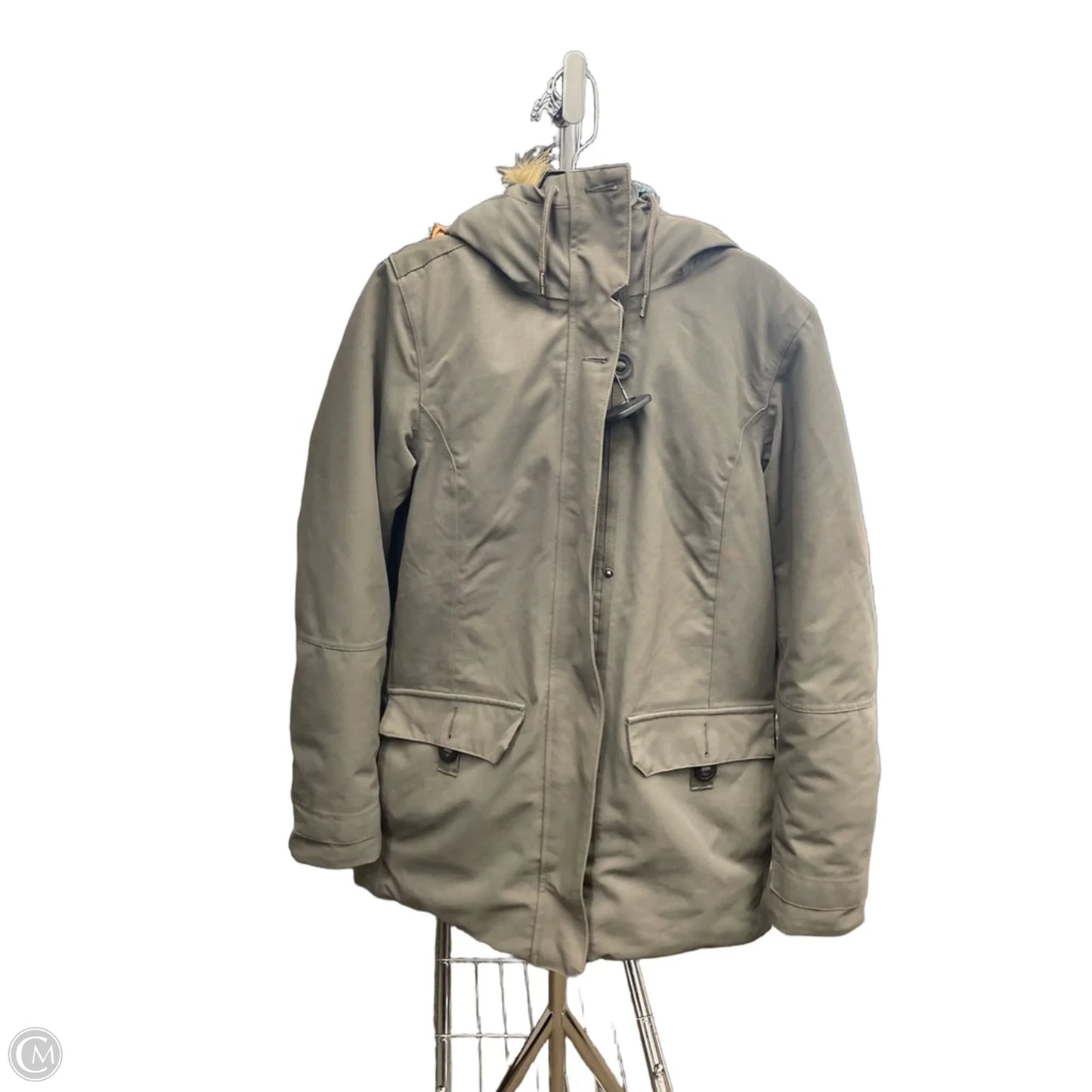 Jacket Puffer & Quilted By Helly Hansen In Green, Size: M