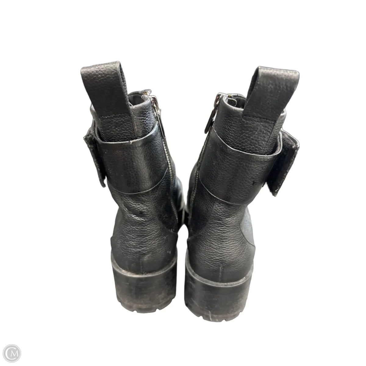 Boots Designer By Karl Lagerfeld In Black, Size: 8