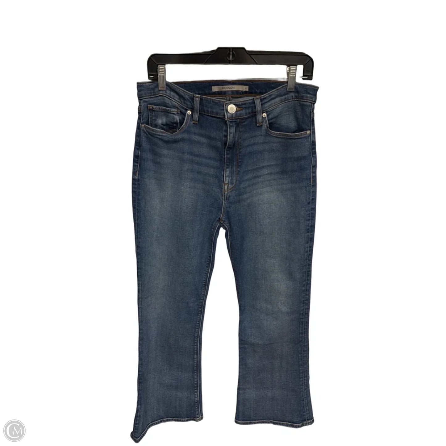 Jeans Boot Cut By Hudson In Blue Denim, Size: 12