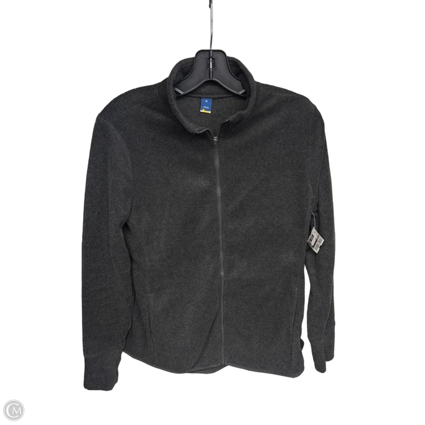 Jacket Fleece By Old Navy In Grey, Size: M