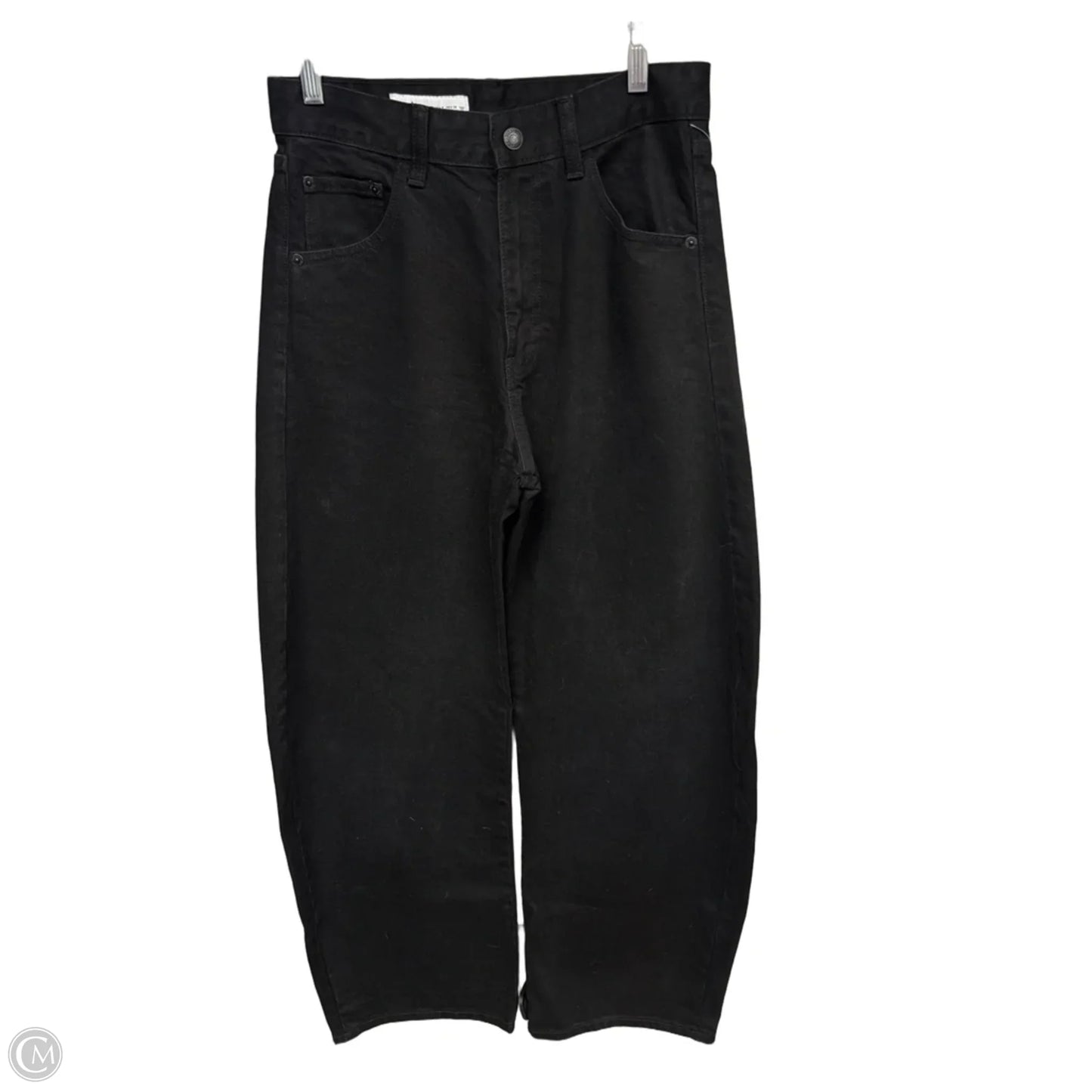 Jeans Wide Leg By Zara In Black, Size: 4
