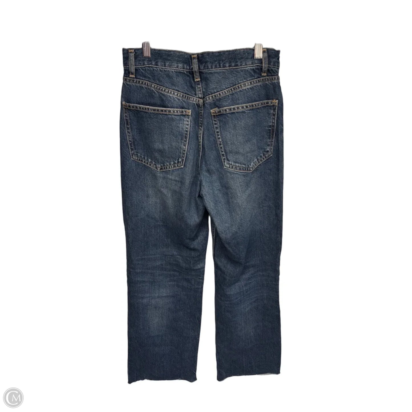 Jeans Wide Leg By Zara In Blue Denim, Size: 6